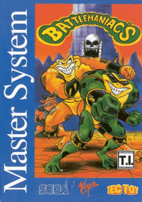 Battlemaniacs PAL Sega Master System PAL box art